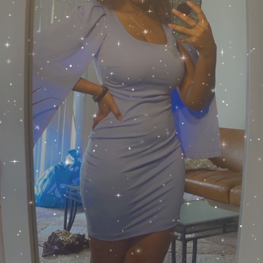 Powder blue dress